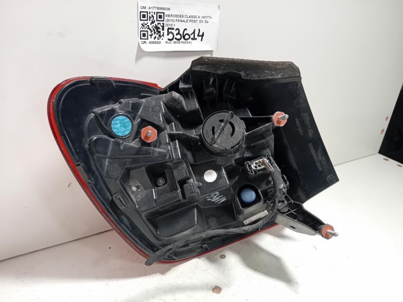 Fanale POST DX A1779069000 Mercedes Classe A W177 2018