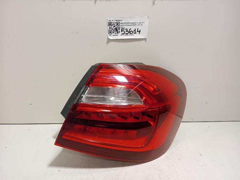 Fanale POST DX A1779069000 Mercedes Classe A W177 2018