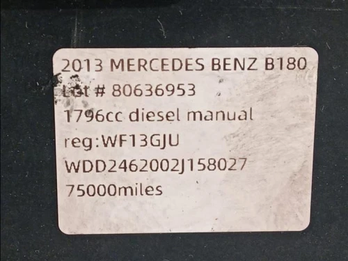 KIT Radiatori A2465000100 FRONTALE A2466200234 A2045001255 Mercedes Classe B W246 2012