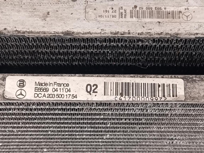 KIT Radiatori A2035001754 Mercedes Classe SLK R171 2004