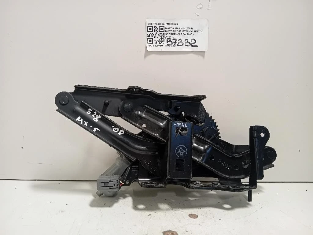 Motorino Elettrico Tetto Scorrevole 7704505A Mazda MX5 III 2006