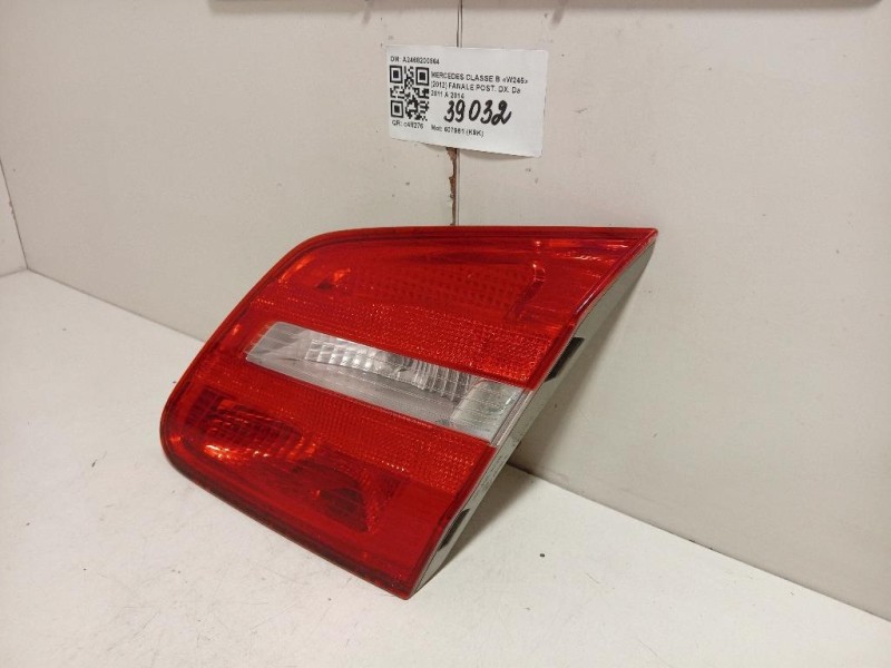 Fanale POST DX A2468200864 Mercedes Classe B W246 2012
