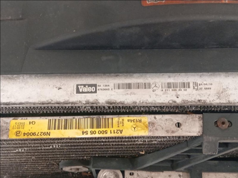 KIT Radiatori A2115003402 Mercedes Classe SLK R171 2004