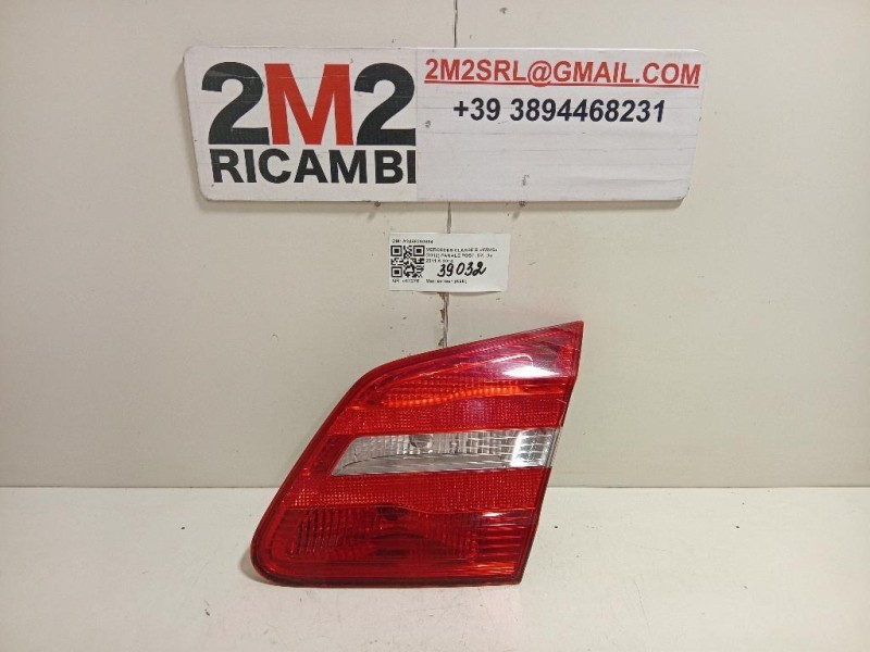 Fanale POST DX A2468200864 Mercedes Classe B W246 2012