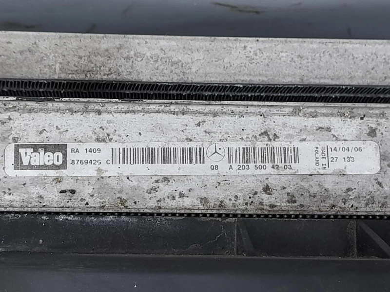 KIT Radiatori A2035004203 Mercedes Classe SLK R171 2004