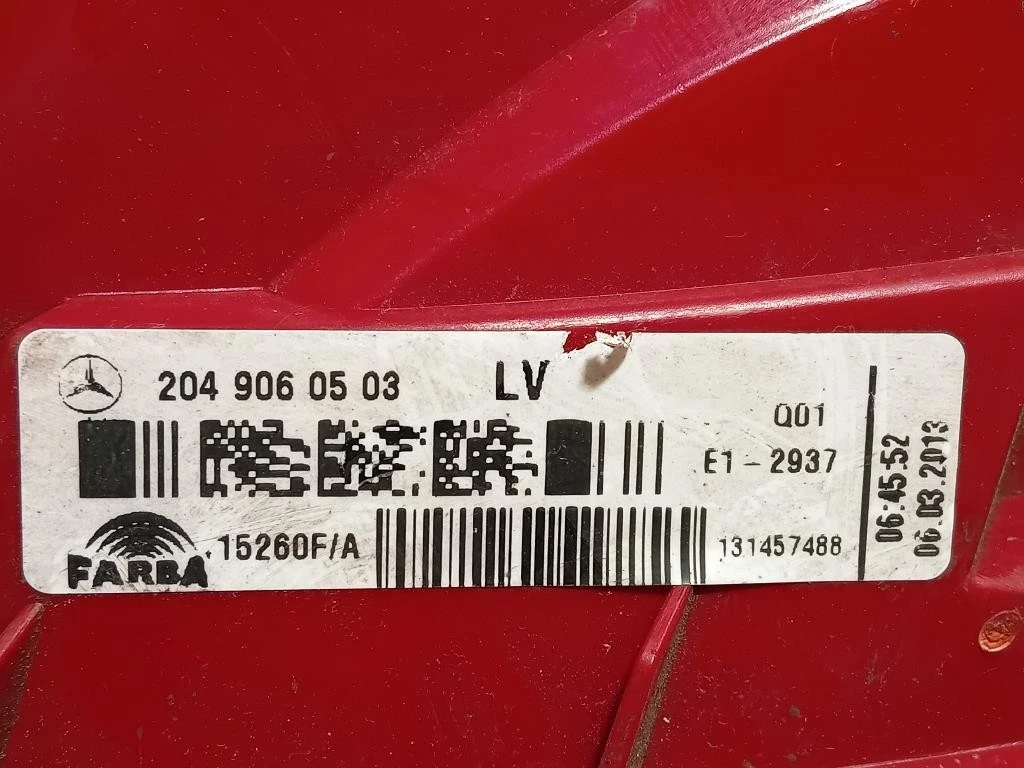 Fanale POST DX 2049060503 FARO POST Mercedes Classe C C204 Coupé 2011