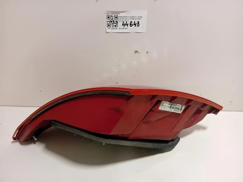 Fanale POST DX 2049060503 FARO POST Mercedes Classe C C204 Coupé 2011