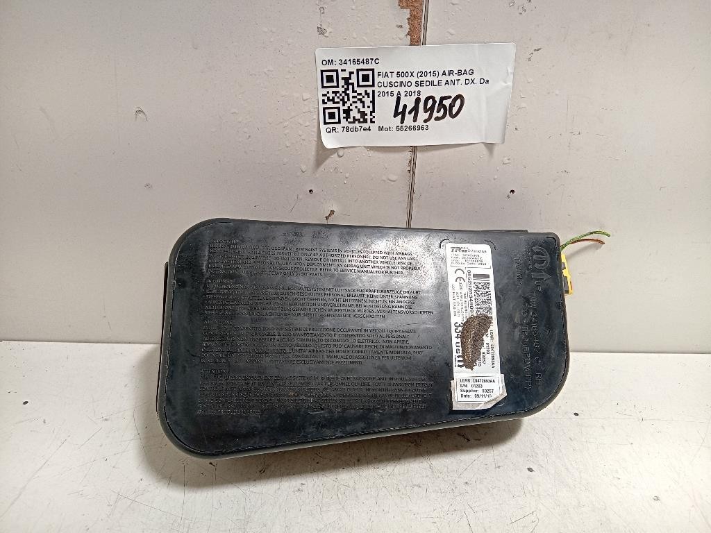 Air-bag Cuscino Sedile ANT DX 34165487C Fiat 500X 2015
