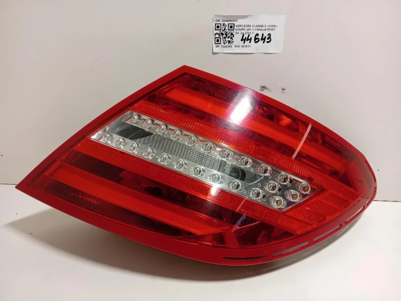 Fanale POST DX 2049060503 FARO POST Mercedes Classe C C204 Coupé 2011