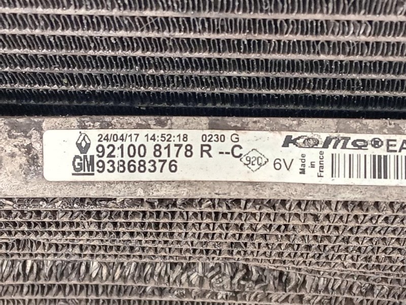 KIT Radiatori 1180627X Opel Vivaro A 2007