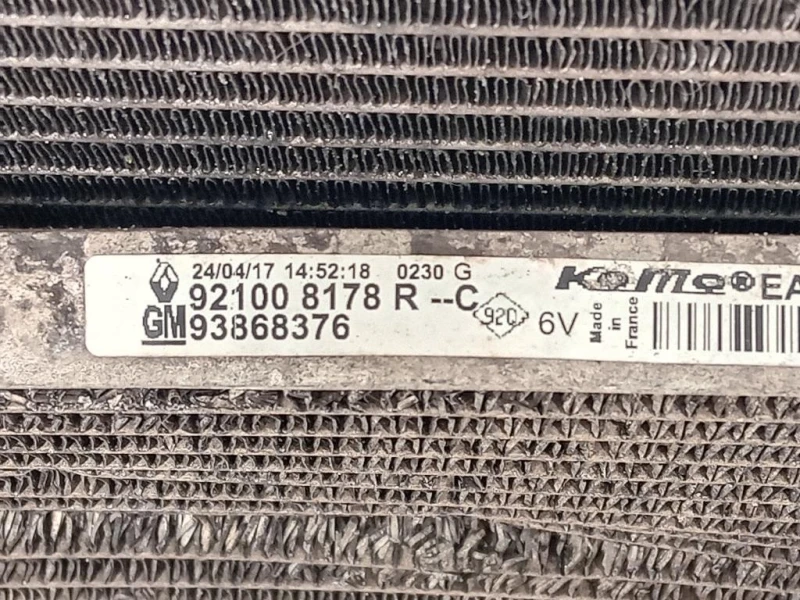 KIT Radiatori 1180627X Opel Vivaro A 2007