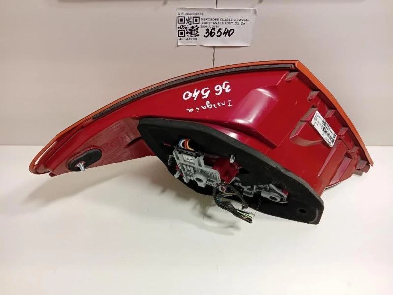 Fanale POST DX 2049060503 Mercedes Classe C W204 2007