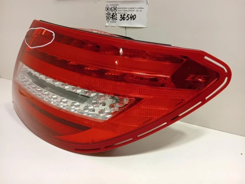Fanale POST DX 2049060503 Mercedes Classe C W204 2007