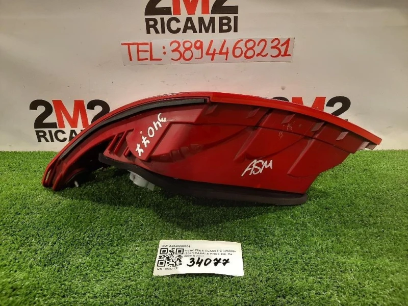 Fanale POST DX A2048200264 Mercedes Classe C W204 2007