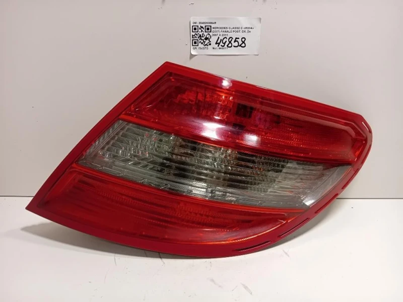 Fanale POST DX 2048203064R Mercedes Classe C W204 2007