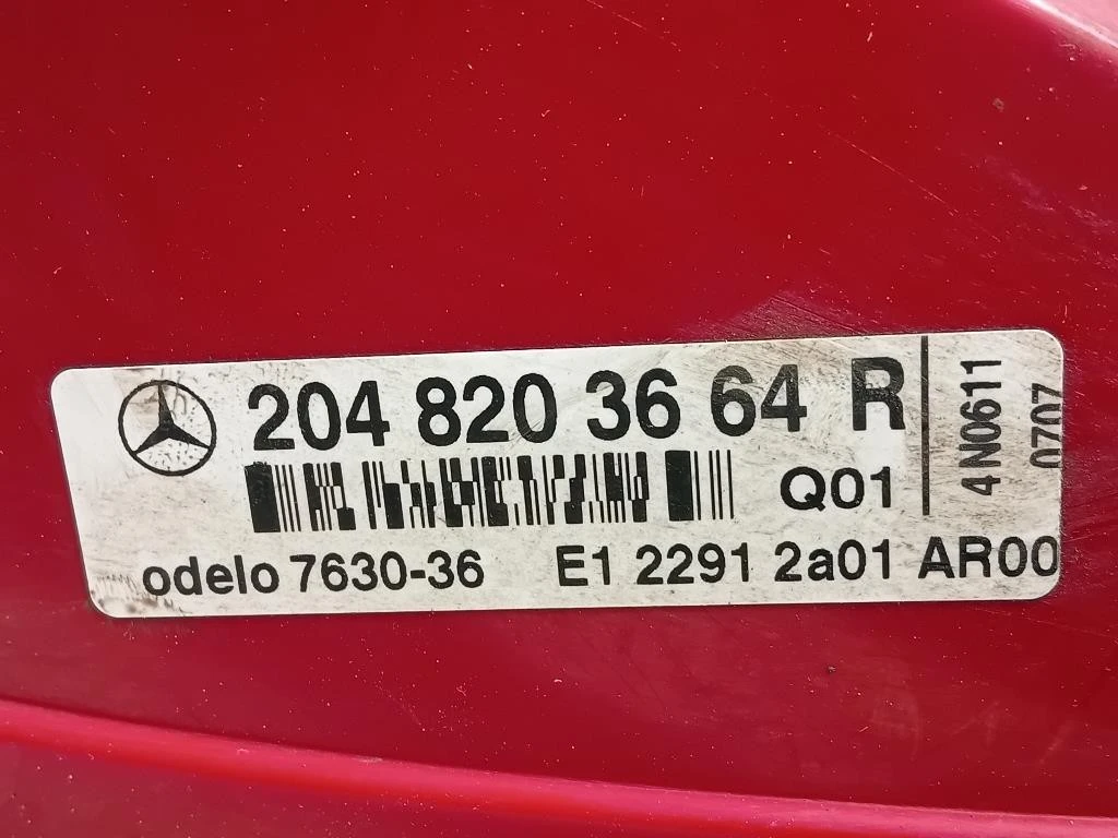 Fanale POST DX 2048203664 Mercedes Classe C W204 2011