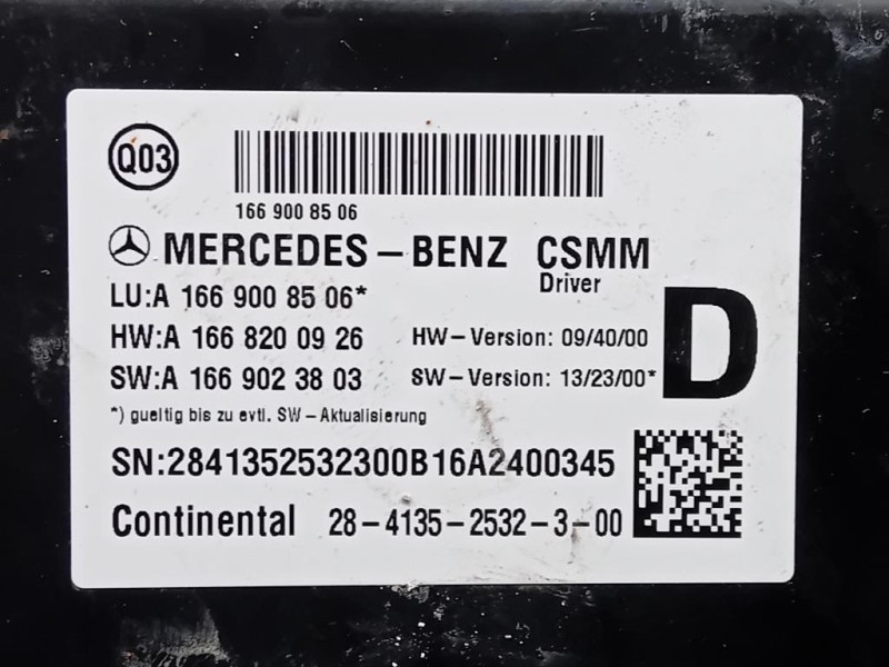 KIT Sedili KIT SEDILI GLE W166 PELLE NERO Mercedes Classe GLE W166 2015