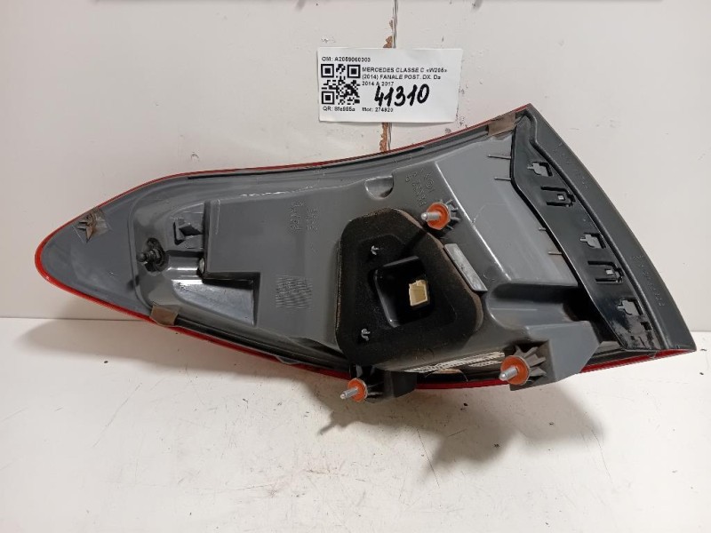 Fanale POST DX A2059060303 Mercedes Classe C W205 2014