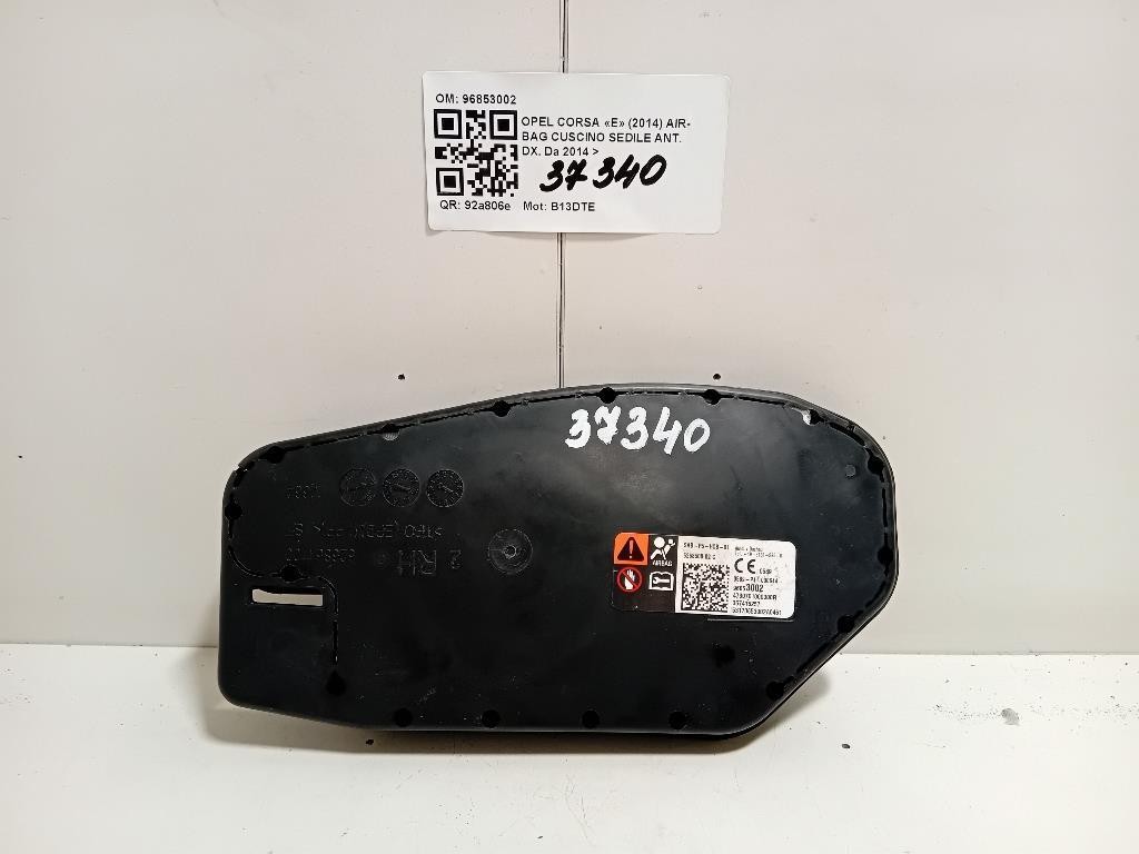 Air-bag Cuscino Sedile ANT DX 96853002 Opel Corsa E 2014