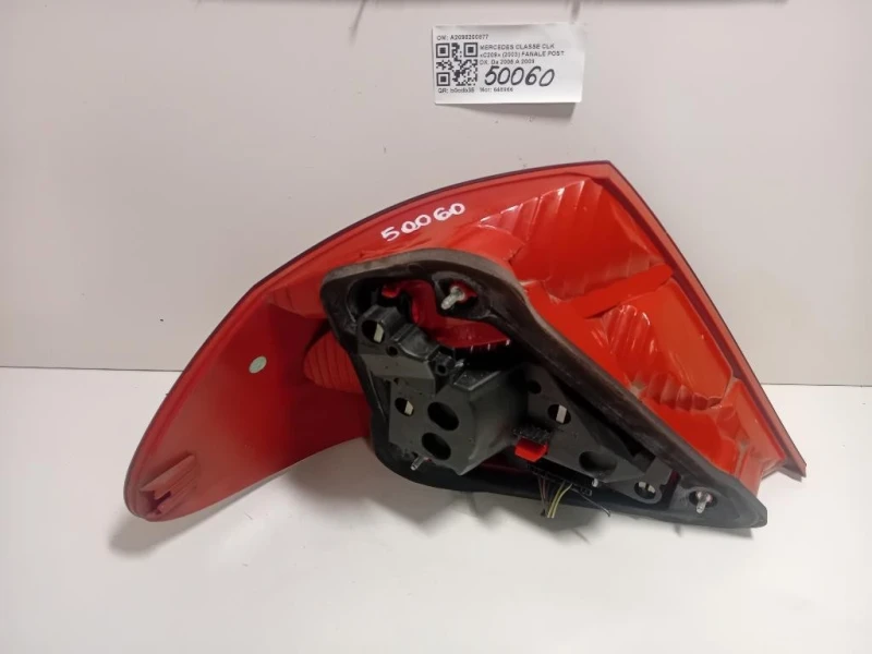 Fanale POST DX A2098200877 Mercedes Classe CLK C209 2003