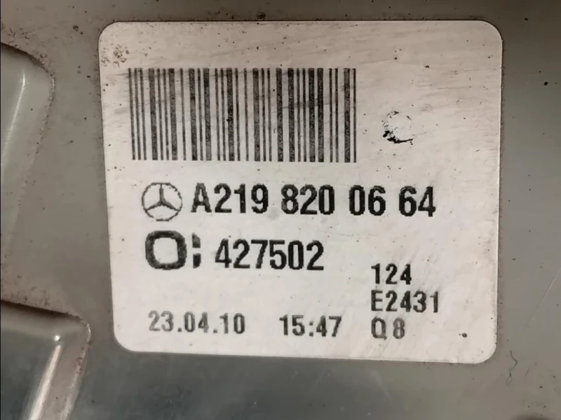 Fanale POST DX A2198200161 Mercedes Classe CLS C219 Coupé 2005