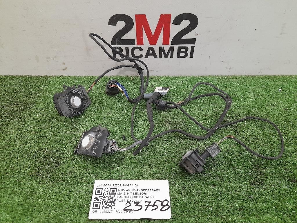 KIT Sensori Parcheggio Paraurti POST 5Q0919275B 8V0971104 Audi A3 8VA Sportback 2012