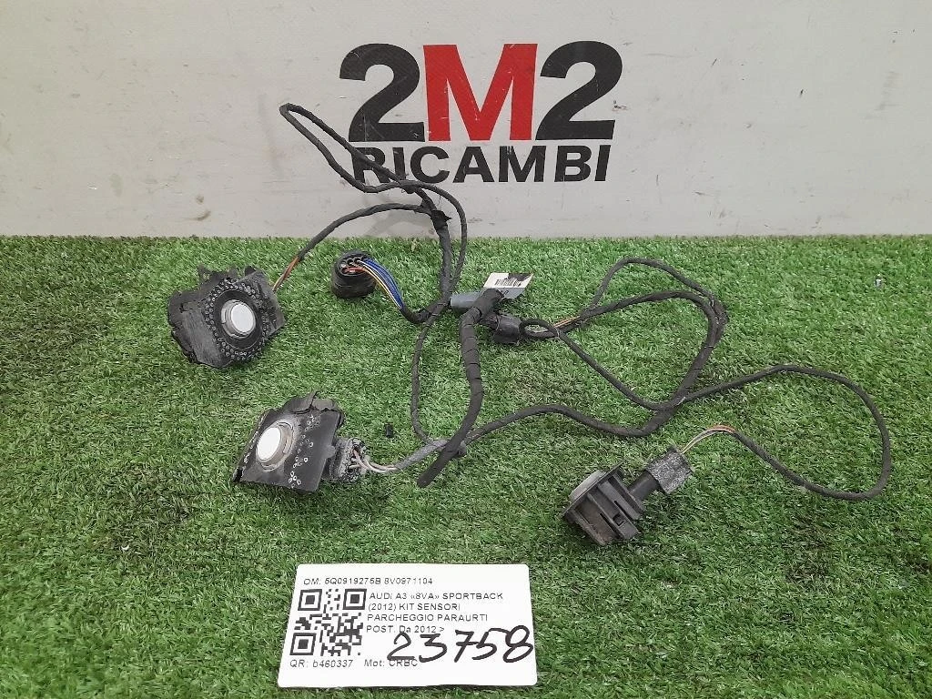 KIT Sensori Parcheggio Paraurti POST 5Q0919275B 8V0971104 Audi A3 8VA Sportback 2012