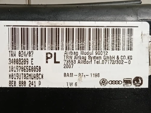 Air-bag Cofano Sistema Protezione Pedoni ANT 31404289 COFANO Volvo V40 II 2012
