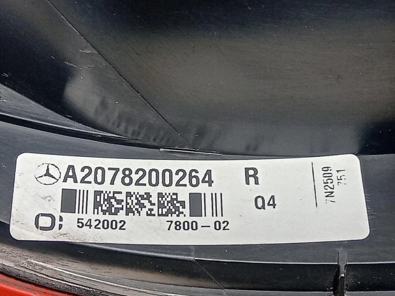 Fanale POST DX A2078200264 Mercedes Classe E C207 Coupé 2010