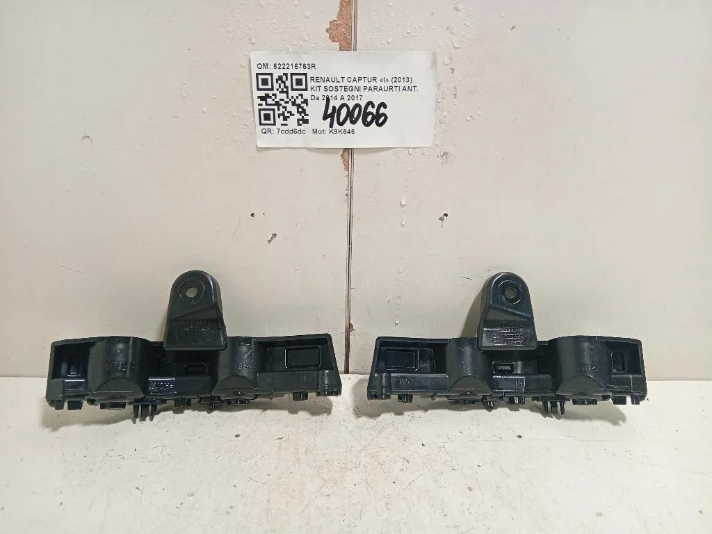KIT Sostegni Paraurti ANT 622216763R Renault Captur I 2013