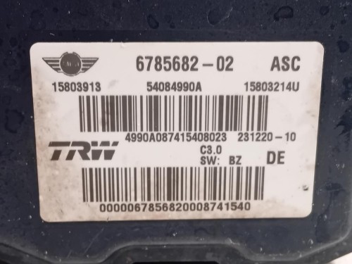 Pompa ABS ANT 678568202 Mini MINI Clubman R55 2011