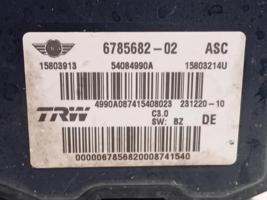 Pompa ABS ANT 678568202 Mini MINI Clubman R55 2011