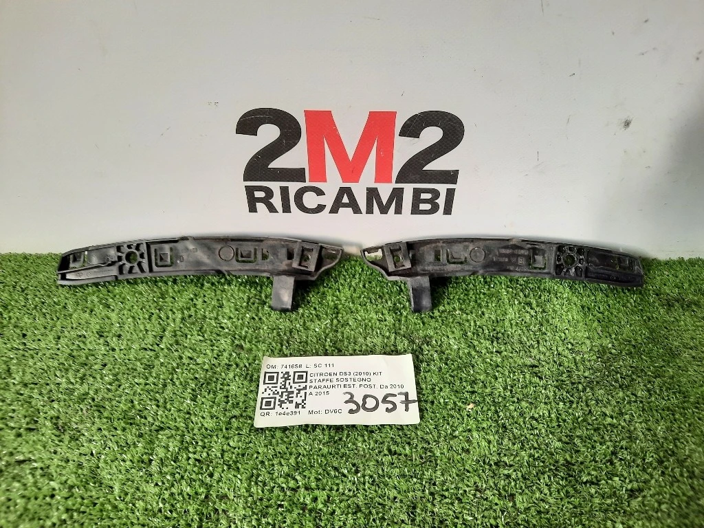 KIT Staffe Sostegno Paraurti EST POST 7416S8 POST Citroen DS3 2010