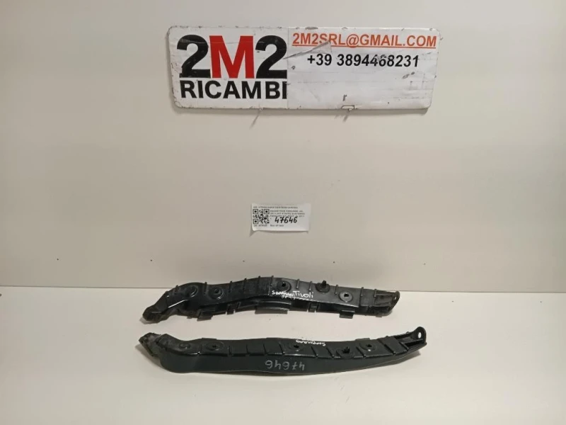 KIT Staffe Sostegno Paraurti INT POST K78834-34000 DXK78835-34000SX Ssangyong Korando III 2011