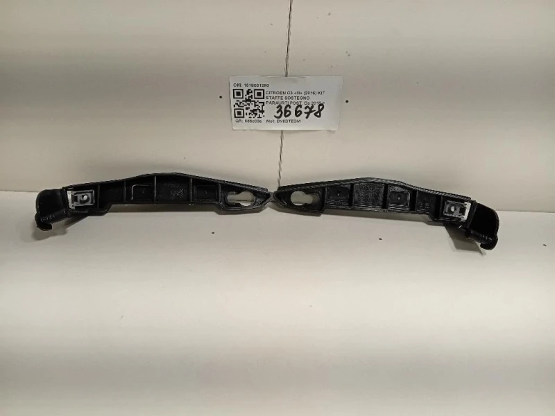 KIT Staffe Sostegno Paraurti POST 1618031280 Citroen C3 III 2016