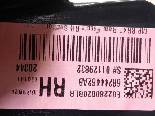 KIT Staffe Sostegno Paraurti POST 68244462AB68244463AB Jeep Compass III 2017