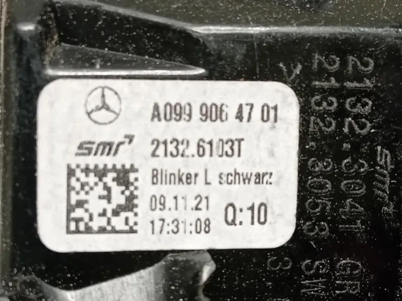 Lampadina Fanalino Direzionale Specchio SX A0999064701 Mercedes Classe E W213 2016