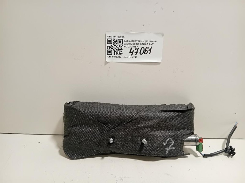 Air-bag Cuscino Sedile ANT SX 34173803A Dacia Duster I 2014