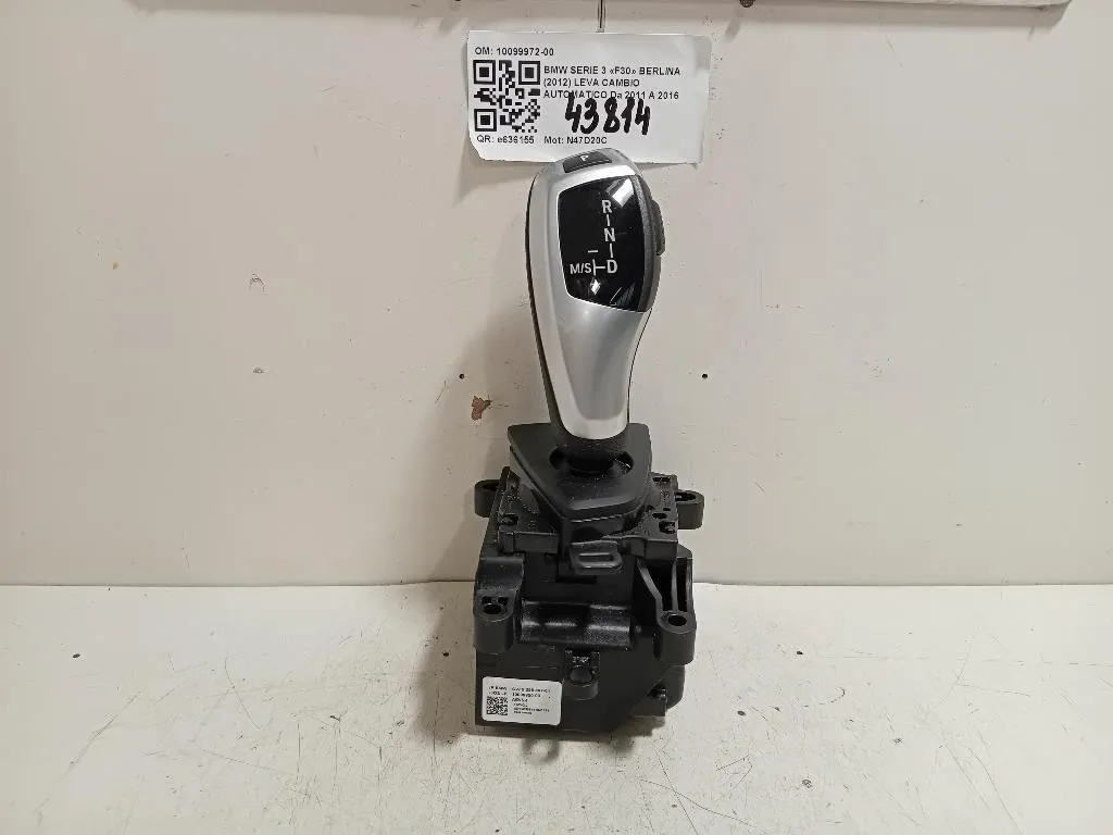 LEVA Cambio Automatico 10099972-00 Bmw Serie 3 F30 Berlina 2012
