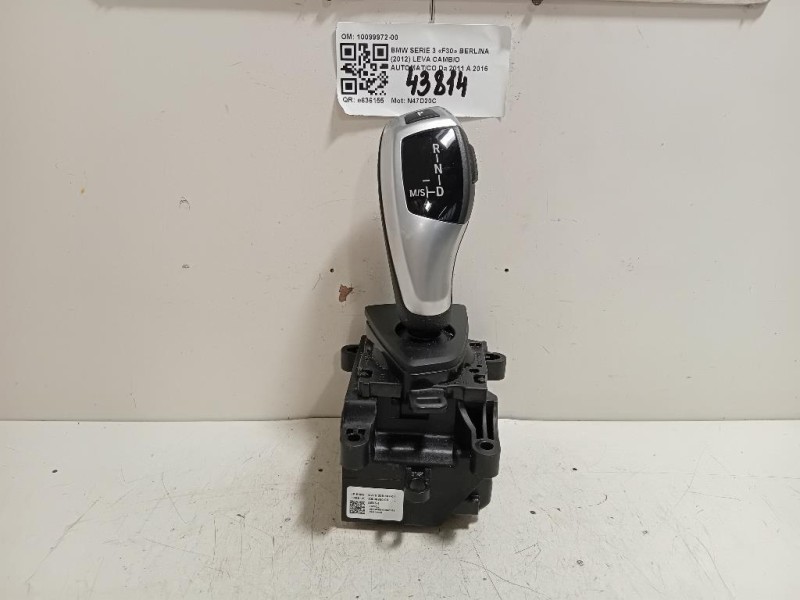 LEVA Cambio Automatico 10099972-00 Bmw Serie 3 F30 Berlina 2012