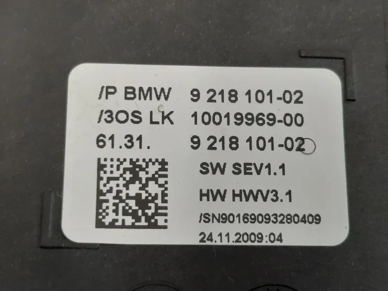 LEVA Cambio Automatico 9 218 101-02 Bmw Serie 5 F07 GT 2010