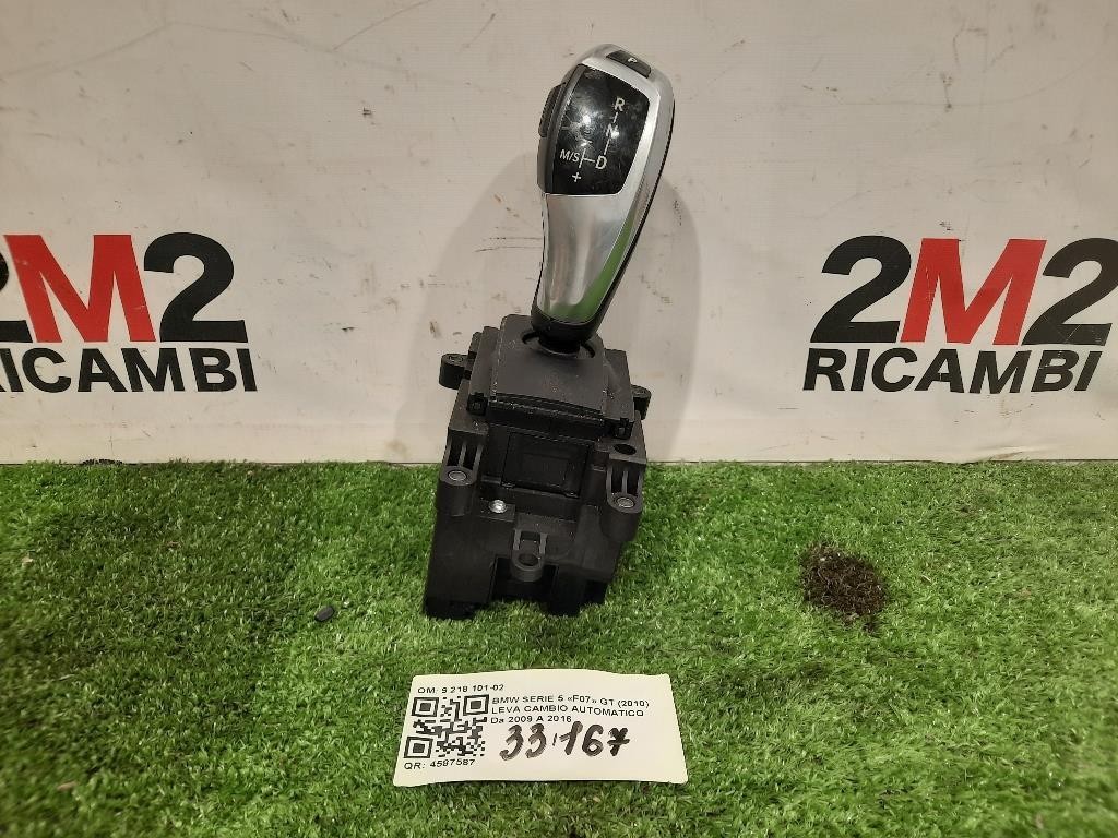 LEVA Cambio Automatico 9 218 101-02 Bmw Serie 5 F07 GT 2010