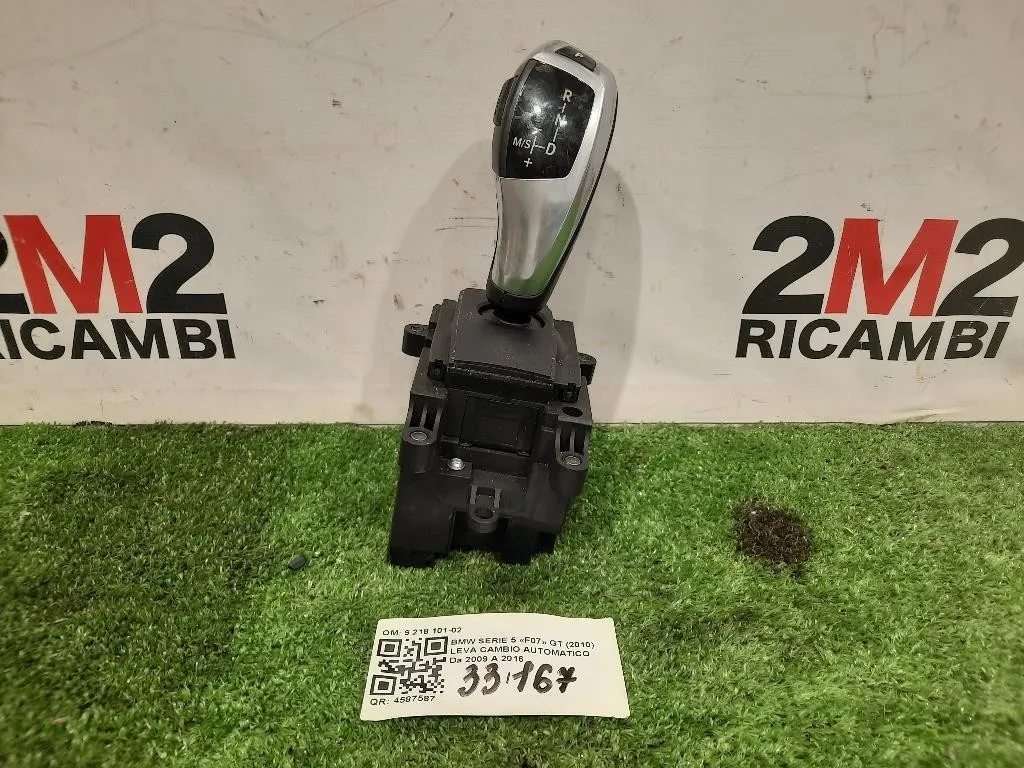 LEVA Cambio Automatico 9 218 101-02 Bmw Serie 5 F07 GT 2010