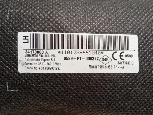 Air-bag Cuscino Sedile ANT DX 8E088024 P Audi A4 8ED Avant 2005