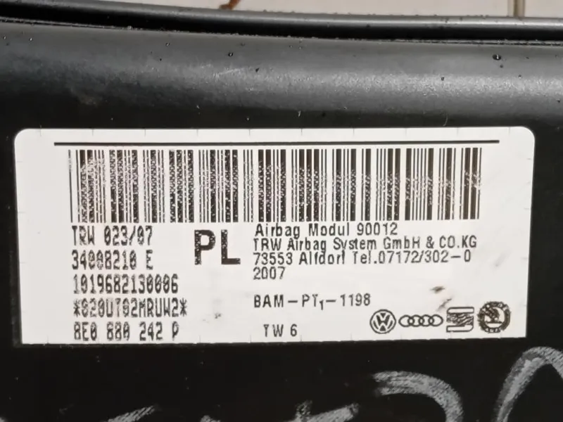 Air-bag Cuscino Sedile ANT DX 8E088024 P Audi A4 8ED Avant 2005