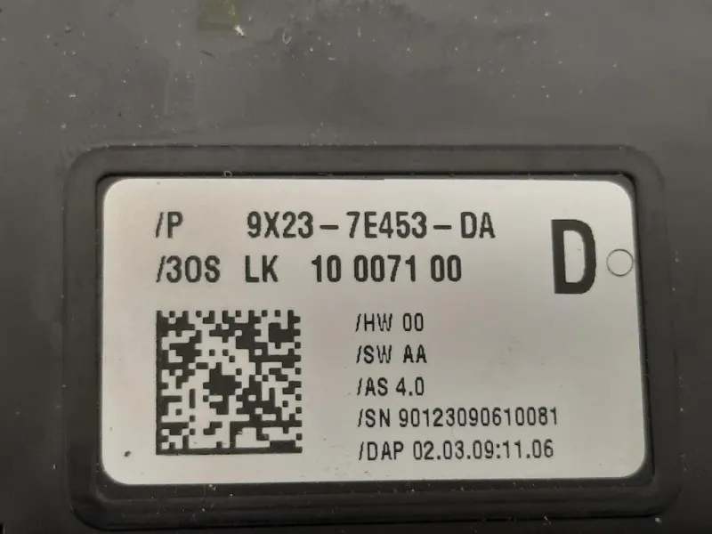 LEVA Cambio Automatico 9X23-7E453-DA Jaguar XF I 2008