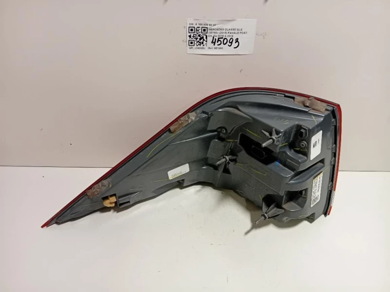 Fanale POST DX A 166 906 58 02 Mercedes Classe GLE W166 2015