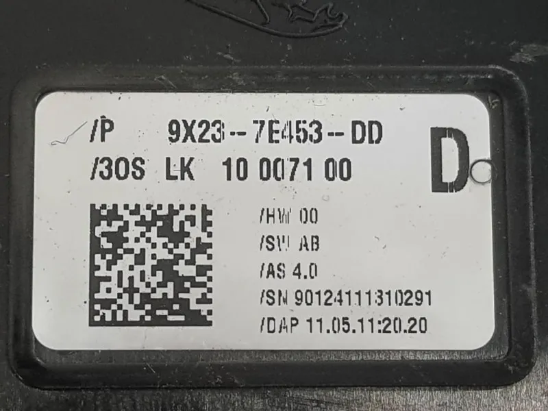 LEVA Cambio Automatico 9X23-7E453-DB Jaguar XF I 2008