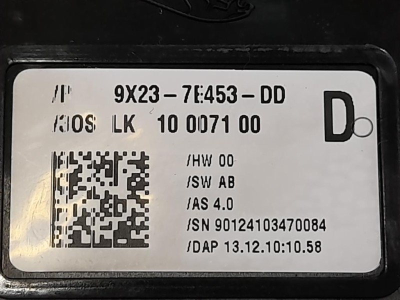 LEVA Cambio Automatico 9X23-7E453-DD Jaguar XF I 2008