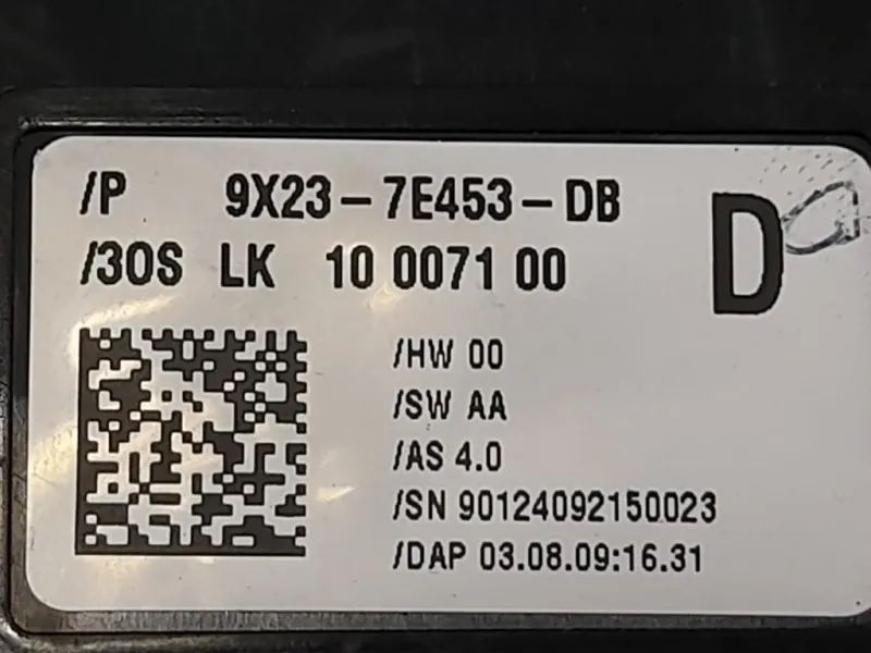LEVA Cambio Automatico 9X23-7E453-DB Jaguar XF I 2008